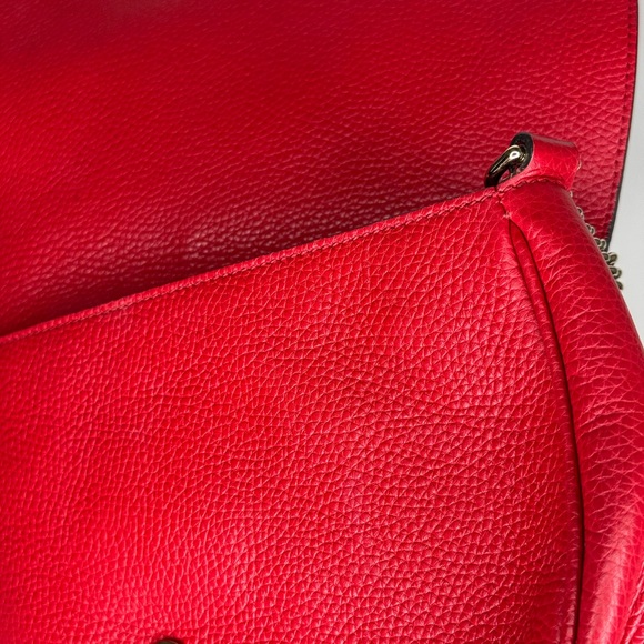 Gucci Red Soho Chain Crossbody Bag - Picture 13 of 14